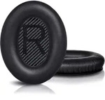 INF Ohrpolster f&uuml;r Bose QC 35 I/II, QC 25, QC 15, QC 2 Kopfh&ouml;rer Schwarz - Schwarz
