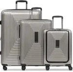 REDOLZ mit Laptopfach Essentials 14 Trolley Set 3-teilig ( S Exp. Front Pocket )