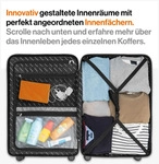 TRAVELY Premium Koffer Set: 77cm, 67cm & 55cm Handgep&auml;ck Koffer in einem Set, sehr