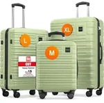 TRAVELY Premium Koffer Set: 77cm, 67cm & 55cm Handgep&auml;ck Koffer in einem Set, sehr