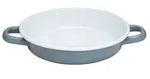 Riess Emaille Eier-Servierpfanne &Oslash; 18 cm Pure Grey hellgrau - Grau