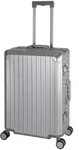 TRAVELHOUSE&reg; Aluminium Koffer Tokyo 66l silber H 65 x B 42 x T 24,5 cm...