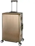 Travelhouse Tokyo Alu Reisekoffer Champagner L-72cm Hartschalenkoffer Reisetrolley
