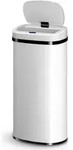 Juskys Automatik M&uuml;lleimer mit Sensor 70L rechteckig - elektrischer Deckel -...