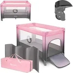 Lionelo Stefi babybetten reisebetten baby reisebett Kinderreisebett Laufstall - Rosa