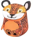 BELMIL&reg; Kindergartenrucksack Mini Animals Tiger Kunstfaser orange/schwarz - Orange