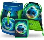 BAAGL Airy Fussball Ball Rucksack-Set 3tlg: Rucksack, Federm&auml;ppchen, Turnbeutel -