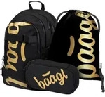 Baagl Schulrucksack Set Jungen 3 Teilig, Schultasche ab 3. Klasse, Grundschule Ranzen