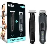 Braun Bodygroomer B560 Rasierer + XT3100 Trimmer 2 in 1 Pack Schnurlos Wasserdicht -