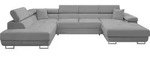 MIRJAN24 Wohnlandschaft Torezio Bis Cord, Stilvoll Eckcouch mit Bettkasten und