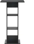vidaXL Bartisch Schwarz 60x60x110 cm - Schwarz
