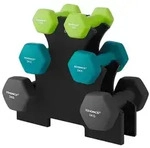 SONGMICS Hantel-Set Kurzhanteln, Hantel Set 12kg, Hexagon, Neopren Hanteln