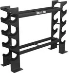 GORILLA SPORTS&reg; Hantelst&auml;nder - 8 Ablagen, 2 Ebenen, bis 300kg, aus Stahl,...
