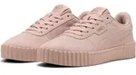 Puma Carina 3.0 SD Damen Sneaker Leder Schuhe 400721 02 Rose Quarz-Gold,