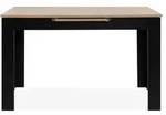 CALICOSY - Ausziehbarer Esstisch L125-165 cm &ndash; BIRMINGHAM - Schwarz