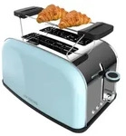 Cecotec Toastin' Time 850, 2 Scheibe(n), Blau, Edelstahl, Tasten, Drehregler, 850 W,