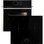 Autarkes Herdset: 60cm Einbaubackofen EB8016ED + 59cm Induktionskochfeld IH85904FZ 