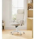 SONGMICS Chefsessel (1 St), Atmungsaktiver Netzbezug, Cappuccinobeige - Beige