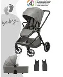 Hauck Kinderwagen Set Move N Care Set Dark Grey - Dunkelgrau