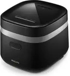 Philips Mini Reiskocher 3000 Serie, doppelter Temperatursensor, Dampfventil, On-Top