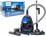 Beutelloser Staubsauger Philips 900W Hepa 13 Powercyclone 5 Tri-Active 76Db - Violett