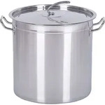 HOOZ Gastronomie Kochtopf Suppentopf 50 L Edelstahl &Oslash;40x40cm &ndash; Gro&szlig;topf