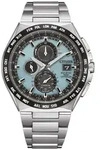 Citizen AT8238-84M Eco-Drive Solar Funk-Herrenuhr Titan Hellblau - Blau