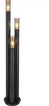Globo Lighting Au&szlig;enleuchte Edelstahl schwarz, 3x E27 - Schwarz