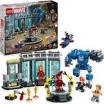 LEGO Marvel Iron Mans Labor: Halle der R&uuml;stungen - Superhelden Spielzeug mit einer