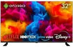 Kiano 32 Zoll Smart Fernseher HD-Ready LED Android 11 WiFi Miracast DVB-T2/S2 Dolby