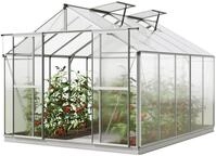 Gew&auml;chshaus Orchidee 5 Alu-Rahmen 256x317cm Polycarbonat Platten - mit