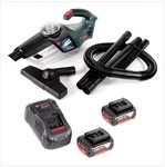 Bosch GAS 18V-1 Professional Li-Ion Akku Staubsauger Hand Sauger + 2x GBA 4,0 Ah Akku