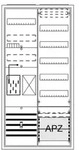 Striebel & John Komplettschrank mit APZ BA27MB eHZ 1100x550mm 1Z1V5