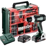Metabo Mobile Werkstatt BS 18 L Set - 2x 2Ah Li-Power, SC 30 - Gr&uuml;n