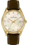Jacques Lemans 50-4Y Damenuhr Braun/Goldfarben