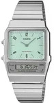 Casio Herren Armbanduhr AQ-800E-3AEF Edgy Collection analog-digital - Silber/Gr&uuml;n