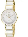Boccia Damen Armbanduhr 3331-05 Ceramic wei&szlig; Titan gelbgold IP - Wei&szlig;