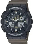 G-SHOCK G-SHOCK Original Herren Quarzuhr, CASIO 5081, Japanisch Casio-GA-100TU-1A3ER
