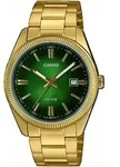 Casio Herren Armbanduhr MTP-1302PGC-3AVEF analog gelbgold IP - Gr&uuml;n
