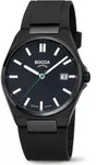 Boccia Herren Armbanduhr Sport 3667-04 Titan PolyurethanBand schwarz - Schwarz
