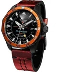 Vostok Europe NH34-225C714-LBBRW Herrenuhr Automatik GMT Rocket N1 Braun/Schwarz -