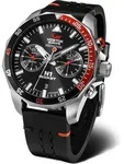 Vostok Europe 6S21-225A707-LBBLK Herrenuhr Chronograph Rocket N1 Schwarz/Rot -