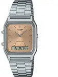 Casio Armbanduhr Vintage AQ-230A-4AMQYES analog-digital - Rot