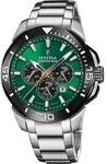 Festina Herren Uhr Sport Edelstahl Armbanduhr silber UF20641/A - Silber