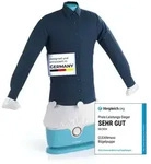 CLEANmaxx B&uuml;gler mit Timerfunktion f&uuml;r Hemden & Blusen - Blau - Blau