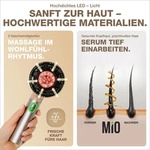Massageger&auml;t MIO KM-068 Beige 3D-Kopfmassage mit Rotlicht + &Ouml;lanwendung - Beige