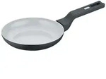 Bratpfanne 30 cm, Aluminium, recycelt, schwarz - b.clever - Schwarz