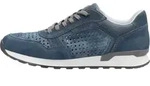 Rieker Sheepsuede/Clarino Herrenschuhe Schn&uuml;rschuhe Blau Freizeit - Blau - 40