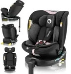 Lionelo Kindersitz Navy i-Size 360&deg; EasyTurn-Drehbasis, 40-150 cm, Montage mit