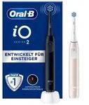 Oral-B iO Series 2 Night Black/ Calm Pink mit 2.Handst&uuml;ck - Schwarz/Rosa